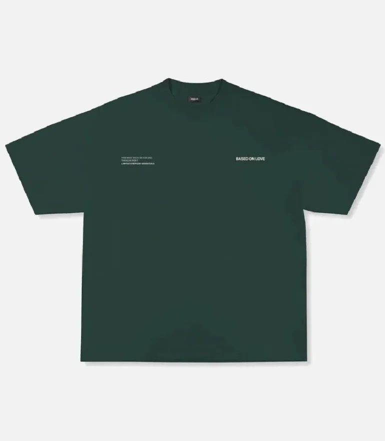 99 Based Signature T-Shirt Green