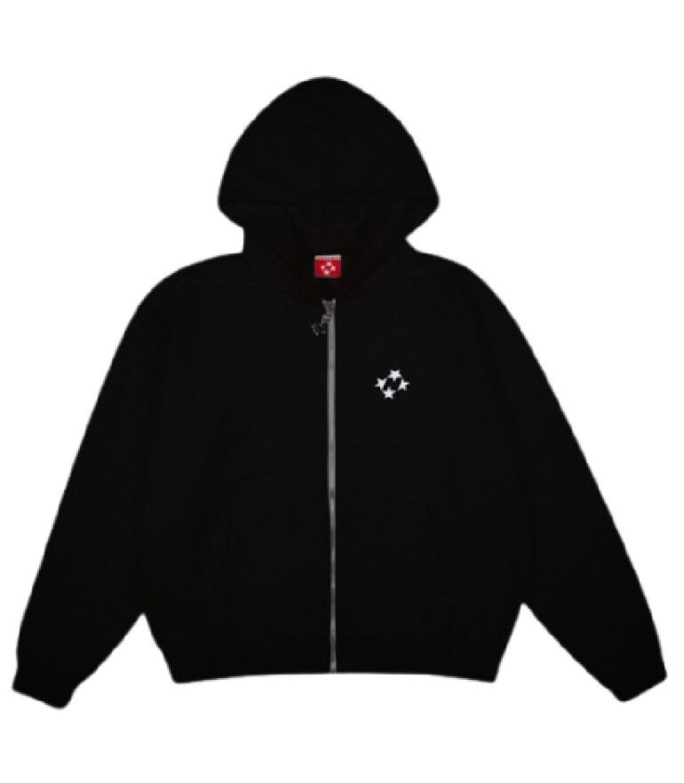 99 Based Logo Zip Hoodie Black