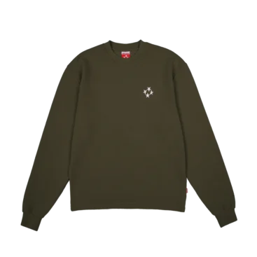 99based Logo Waffle [Olive] Sweatshirt