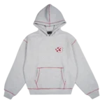 NB Logo Outlined Hoodie Grey Melange