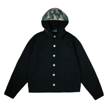 Hooded Jacket [Black/Camo]