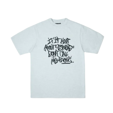 About Bread Slim T-Shirt [Grey Melange]