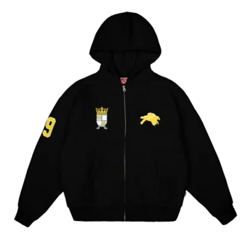Royal Zip Hoodie [Black]