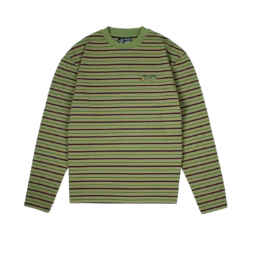 Striped Combat Longsleeve [Green/Plum]